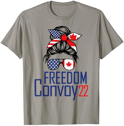 Тениска Поддръжник на Freedom Convoy 2022 Аз подкрепям канадски шофьори на камиони