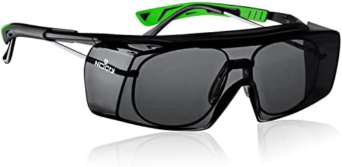Защитни очила NoCry Blue, блокер светлина на върха точки, с оранжеви фарове за мъгла, устойчиви на надраскване лещи; Защитни очила