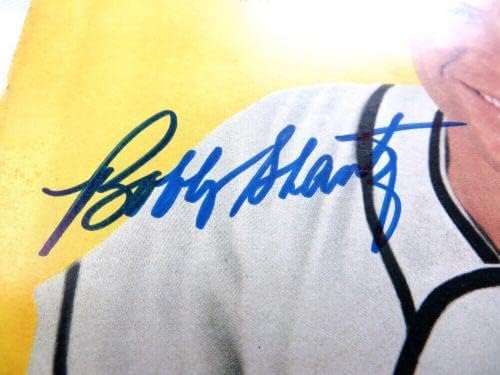 Боби Шанц Подписа Списание с автограф SPORT 1953 Athletics JSA AG71975 - Списания MLB с автограф