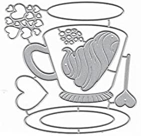 Метални Печати За Кафе Чаши, Щанци За Изрязване на Чаши за Кафе, Сметана, Шаблони За Рязане на Картони, Изделия от Хартия,