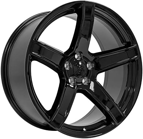 OE Колела LLC 20-инчови Джанти Подходящи за Dodge Challenger SRT Wheel DG22 20x9,5 Лъскаво Черен Wheel Холандер 2640
