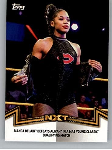 2018 Оглавява женската дивизия на WWE Запомнящи се мачове и моменти NXT-11 Бианка Белэйр Триумфира на Yuriy Борба Trading Card