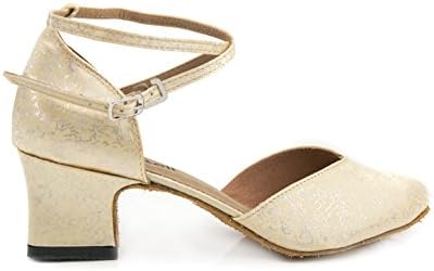 Обувки със звънци Ръчно изработени Дамски Обувки за Система за Салса на Сватбена конкурс за Танцови обувки на токчета Atum 1.8