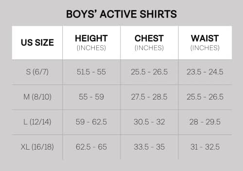 Real Essentials, 5 опаковки: Младежка Мрежа, Впитывающая Влагата Тениска за активни спортни изяви с къс ръкав За Момчета и Момичета