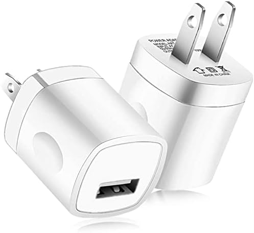 Монтиране на зарядно устройство, USB захранващ Адаптер, VectorTech (2 комплекта) 5V/1Amp с однопортовым конектор за бързо зарядно