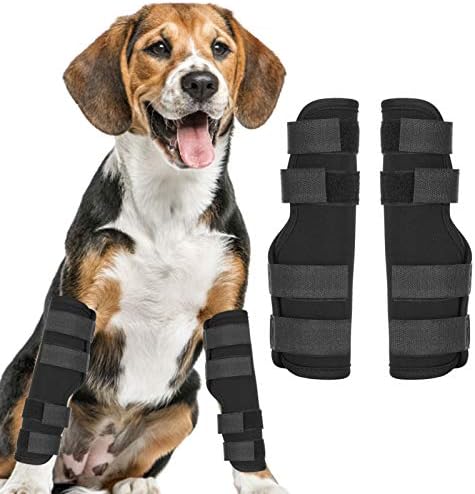 Zerodis 1 двойка защита за краката на кучето, наколенници за кучета, коленете от наранявания, антилизывающий артрит, фиксирана