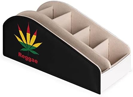 Кутия за Съхранение на управление на Плевели Reggae от Изкуствена Кожа, Многофункционален Настолен Органайзер за Притежателите