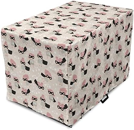 Подвижна Чанта за кутия с Анимационни Кученце, Момиченце-герой с принтом под формата на буквата А и Пелерини в пастелни цветове, Удобен