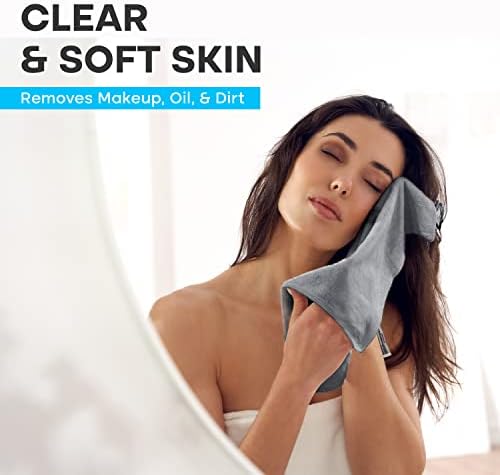 Кърпа за миене на лице Luxe Beauty Essentials от микрофибър за тялото - Ултра Мека Кърпа за отстраняване на грим - Идеална кърпа за измиване