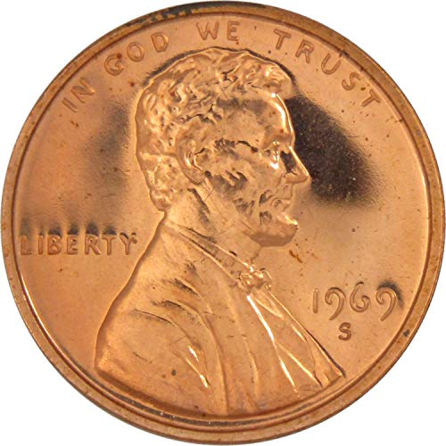 Незабравим Цент Линкълн 1969 година, Вдигна Пени 1в, са подбрани Монета
