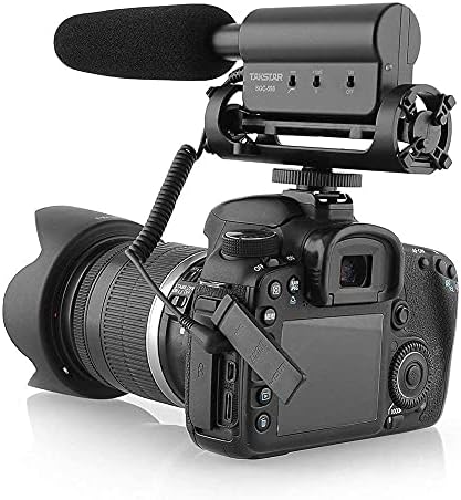 Микрофон за камери TAKSTAR SGC-598, Универсален микрофон-пушка за iPhone, Android телефони, Фотоапарати и видеокамери Canon /Nikon/