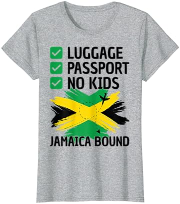 Ямайски Туристически Костюм За Почивка В Ямайка Мъжки Женска Тениска с Ямайкой