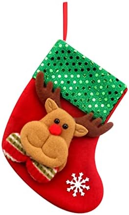 Коледни шоколадови Бонбони Коледна Чанта Чорапи Чорапи Подарък Чанта Малко Бижу Подарък Декорация на Изделия Шапки и Бради