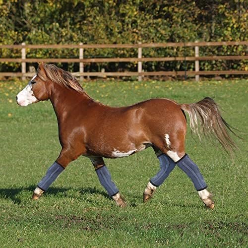 Ботуши HYUNLAI Horse Fly за коне, Комплект от 4 броя, Гамаши Shoofly Shoo Fly за коне, ефективно защитава любимия си кон (Гамаши M)