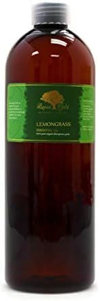 16 Унции Етерично масло от лимонена трева Премиум-клас Течно Злато Чиста Органична Натурална Ароматерапия