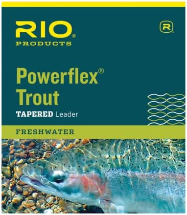 Лидери за риболов на пъстърва на риболов, летят Rio Powerflex, 7,5 Фута - 6 бр.