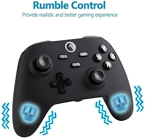 Безжичен контролер RIBOXIN за Xbox One 2,4 G Безжична гейминг контролер за Xbox One Контролер за Xbox One S/ X и PC (Win 7, 8, 10),
