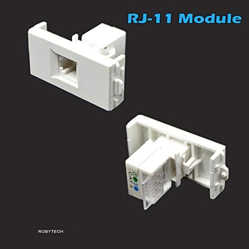 LC + RJ11 + USB Оптични модули Keystone Информация За Плоча на Стената на Кутията Монтиране на стена Предна Панел Конектор за свързване на