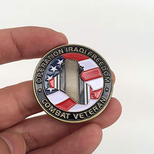 Военна монета ветерани МОФС Иракска Монета Повикване Свобода