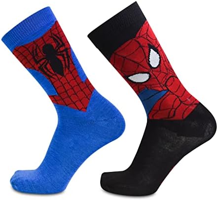 Marvel Spiderman Костюма на Човека-Паяк 2 Опаковки Ежедневните Чорапи За екипажа