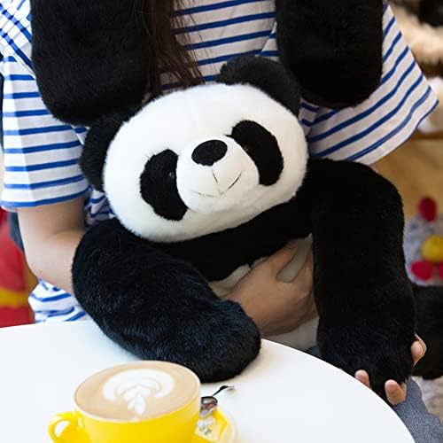 Lhcn021 17,7 мека играчка под формата на панда, плюшен възглавница под формата на панда, подарък за момичета и момчета на рожден