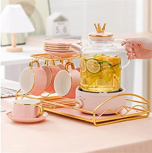 N/A Health Pot Многофункционална Електрическа Кана за домашния офис, Розов Мини-Автоматично, За приготвяне на Цветята-чай (Цвят: