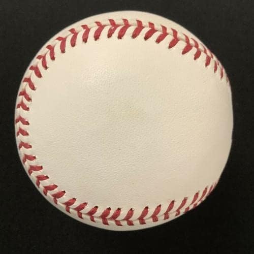 Джони Бланшар Подписа бейзболен топката OML Selig Ню Йорк Янкис С Автограф WSC JSA - Бейзболни топки с автографи