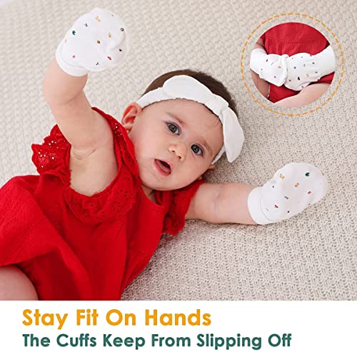 2 Комплекта детска шапчица и Варежек, Детски Шапки и ръкавици, детска шапчица-бини и Ръкавици за малки Момичета и момчета (6-12 месеца)