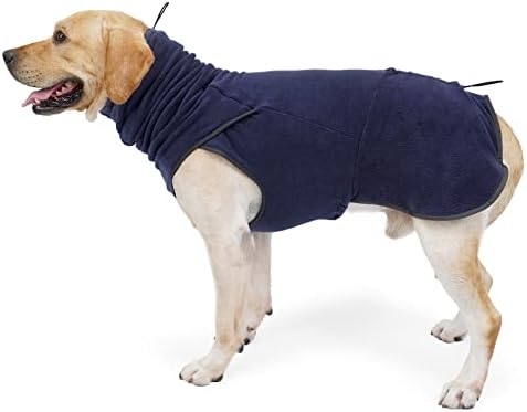 Пуловер за кучета ROZKITCH за студено време, Много Топло Руното Палто за кучета, Яке за кучета с Черепашьим яка, Мека Жилетка