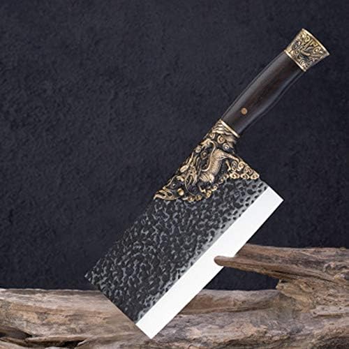 Нож за рязане на месо, кухненски нож ръчна изработка Longquan, домакински остър хеликоптер кости, ковочный слайсер, кухненски нож на