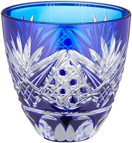 タジマガラス(Tajimaglass) Осмоъгълна Стъклена кошница Таджима / на Дъното от Хризантеми Gui Lapis