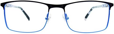Turboflex - Aule Детски Очила за защита от синя светлина с Висока разделителна способност - 50 мм, Черен / Син