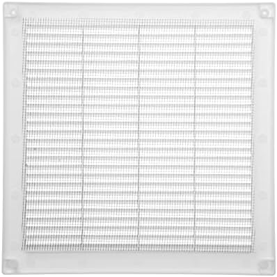 Вентилационни системи 12 x 12 Инча от бял Софита Вентилационна капака - Плоска Квадратна Вентилационна решетка - Решетка
