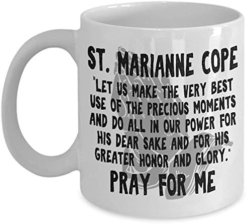 Подарък Кафеена Чаша Свети Мариан се Справи, Вдъхновяващ Празник на Светеца на Деня, Религиозен Празник на Католическата Християнска църква, Любител на Чай