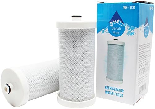 Комплект от 2 теми за подмяна на воден филтър хладилника Frigidaire FRS6LR5EW3 - Съвместим с патрон за воден филтър хладилника