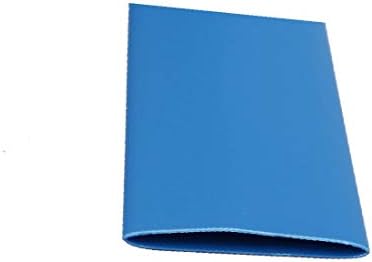 X-DREE Дължина 6,6 фута, вътрешен диаметър 12 мм, свиване тръба с полиолефиновой изолация, метална обвивка Син цвят (6,6 инча в диаметър,