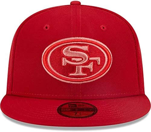 Мъжки приталенная шапка на Нова Ера Scarlet San Francisco 49ers Monocamo 59FIFTY