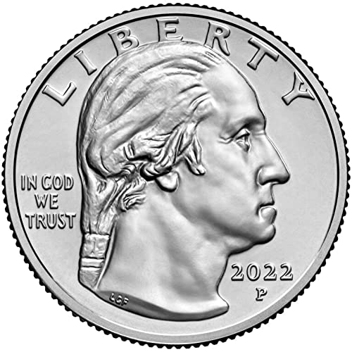Набор от монети 2022 P American Women Quarter 5 от монетния двор във Филаделфия, Без да се прибягва