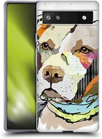 Дизайн на своята практика за главата Официално Лицензиран Michel Keck Pit Bull Dogs 3 Мек Гелевый калъф е Съвместим с Google
