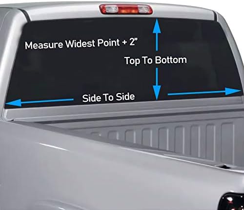 Стикер на Задното Стъкло на камиона WILDLAVIE, Размер на 58 x 18, на американския флаг Гадсдена, Графична Перфорирана Vinyl Стикер, Патриотични