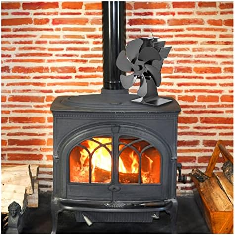Вентилатори за отопление на камина Uongfi, печка на дърва, 6 вентилатори за отопление, печки, дърво горелка, екологично