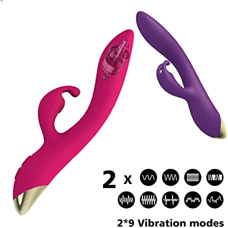 Вибратор G Spot Rabbit Секс-Играчки за възрастни с 9 Режима на Вибрации, Водоустойчив, Акумулаторна батерия Вибратор за Аналната Стимулация