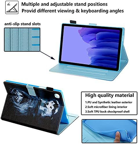 UUcovers за Samsung Galaxy Tab A7 Калъф за таблет 10,4 инча 2020 г. съобщение (модел SM-T500/T505/T507) с Притежател на Молив,