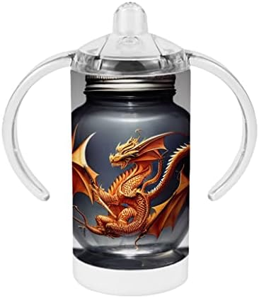 Asian Dragon Art Sippy Cup - Буркан Baby Sippy Cup - Китайска Sippy-чаша