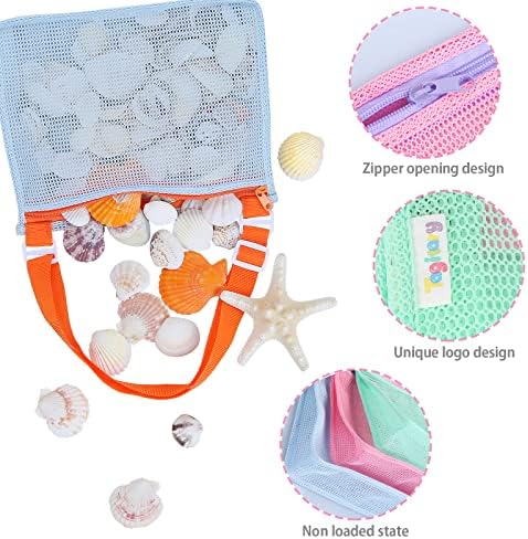 Плажна играчка, Окото плажна чанта, Детска чанта за събиране на миди, Плажна играчка с пясък, чанта във формата на черупки, за съхранение