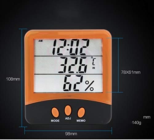 UXZDX Термогигрометр CUJUX Потребителска машина за висока точност Електронен Термометър с Цифров Дисплей, Термогигрометр за помещения, Електронно