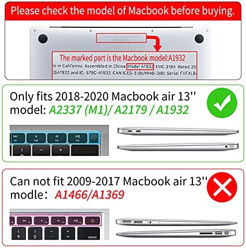 Seorsok е Съвместим с 13-Инчов корпус MacBook Air 2020 2018 2019 Година на издаване A1932 A2179 M1 A2337 Touch ID, Абстрактни