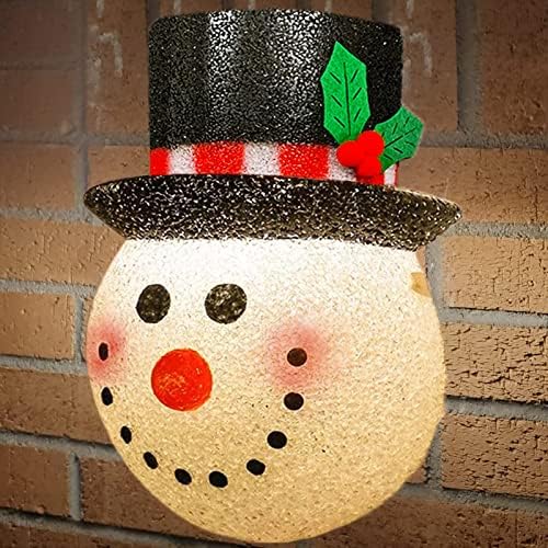 Капак за осветление на Верандата, под формата на Коледа Снежен човек, Доставка на Коледните Външни Украси,Коледни Лампа за външно осветление, Празничен Декор за Ка?