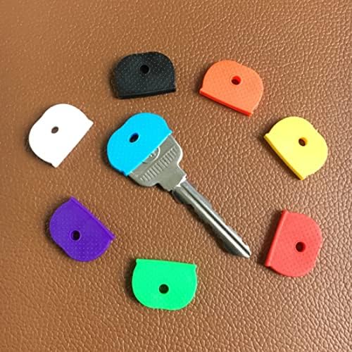 Комплект капачки за ключове Eioflia Гъвкави Капачки за ключове за лесна идентификация на Входовете на ключове Капачки за цветя ключове, Идентификатори