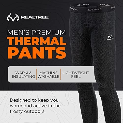 Термоштаны Realtree за мъже - топлинни бельо, Подштанники с дълъг ръкав - Топла и изолирующие -Екипировка за екстремни студеното
